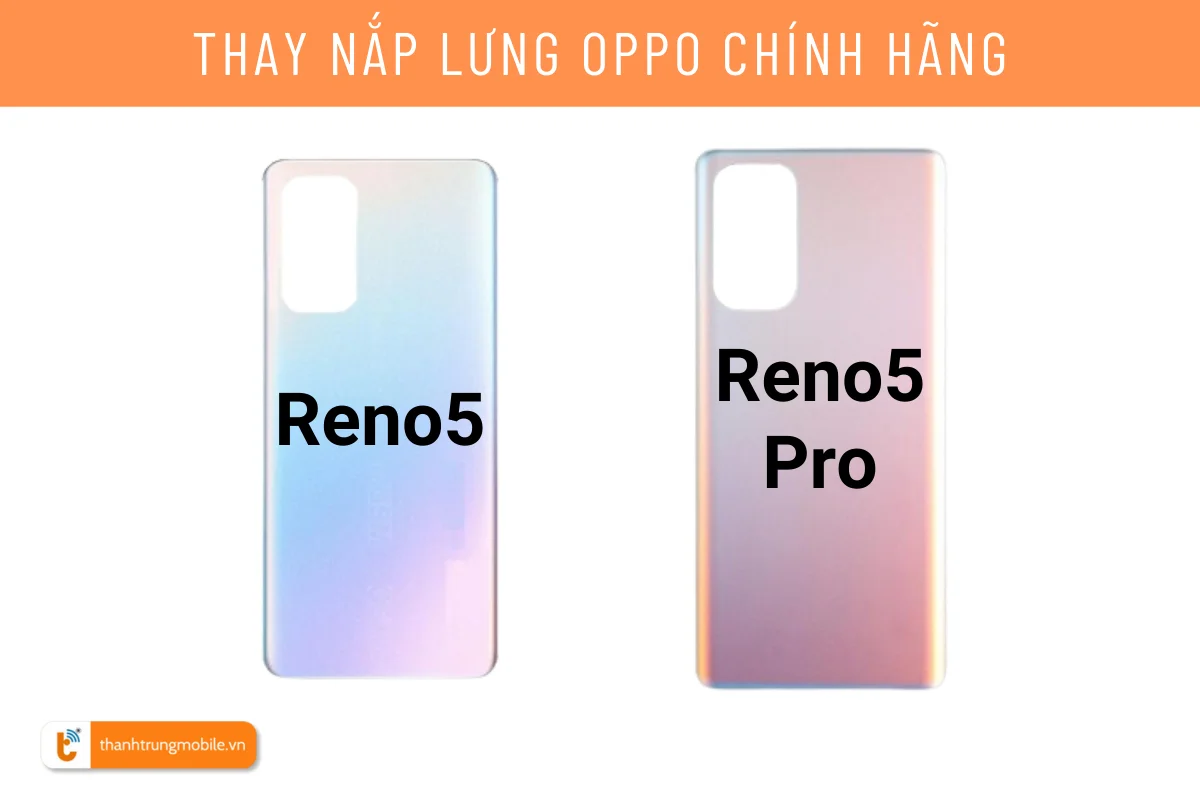 Nắp lưng Reno5/Reno5 Pro