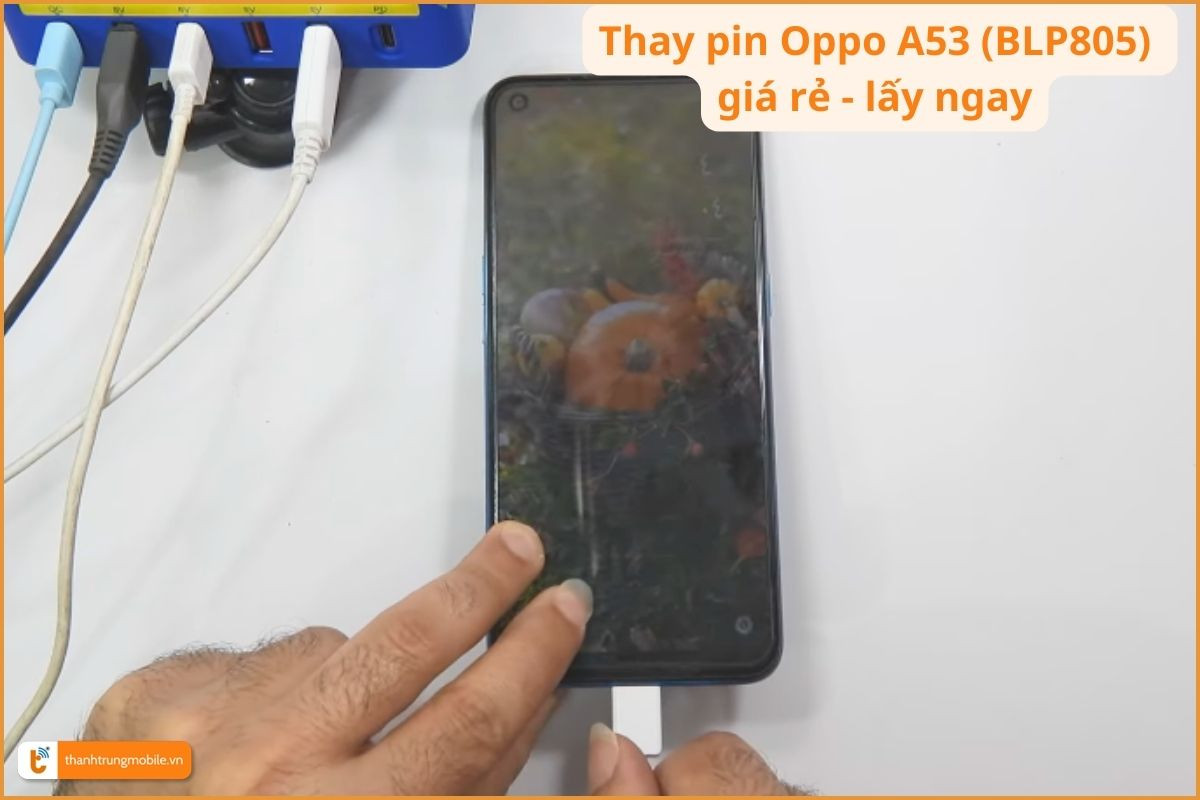 Oppo A53 lỗi pin sạc không vào
