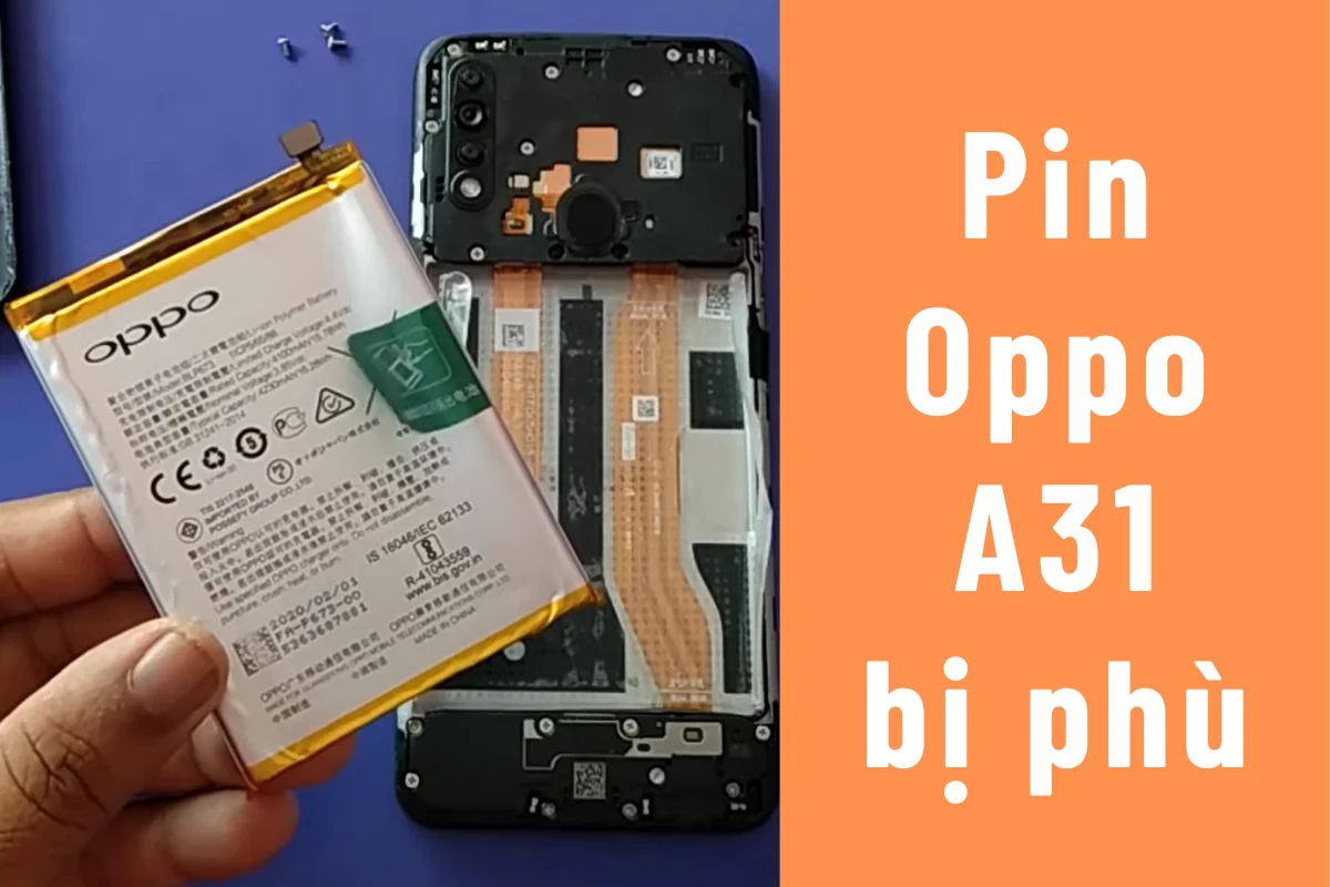 Pin điện thoại Oppo A31