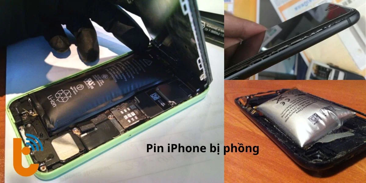 Pin iPhone bị phồng