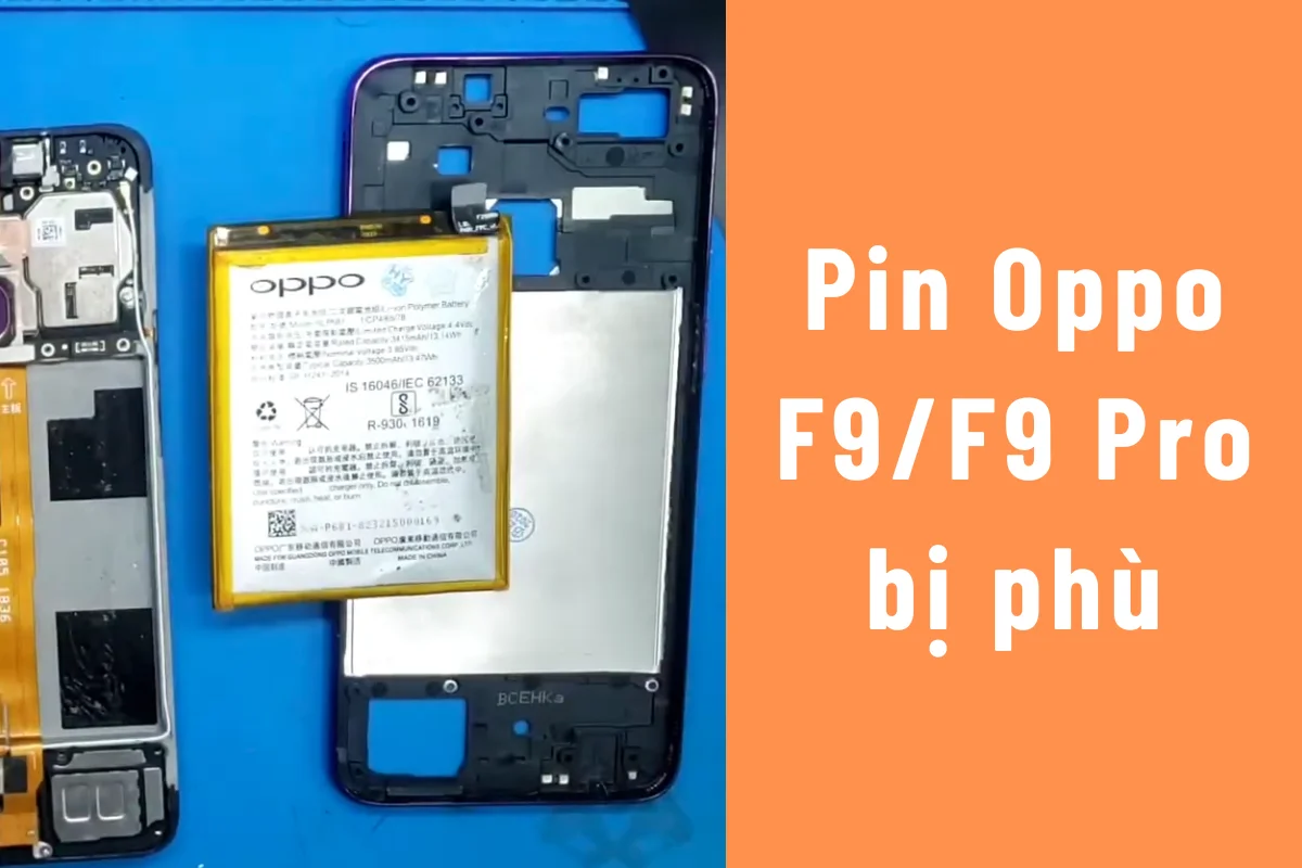 Pin Oppo bị phù 