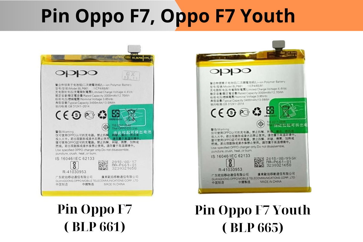 Pin Oppo F7 chính hãng 