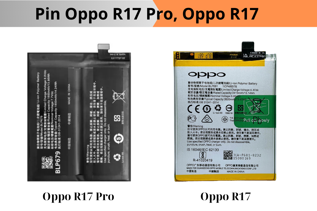 Pin Oppo R17 Pro, Oppo R17