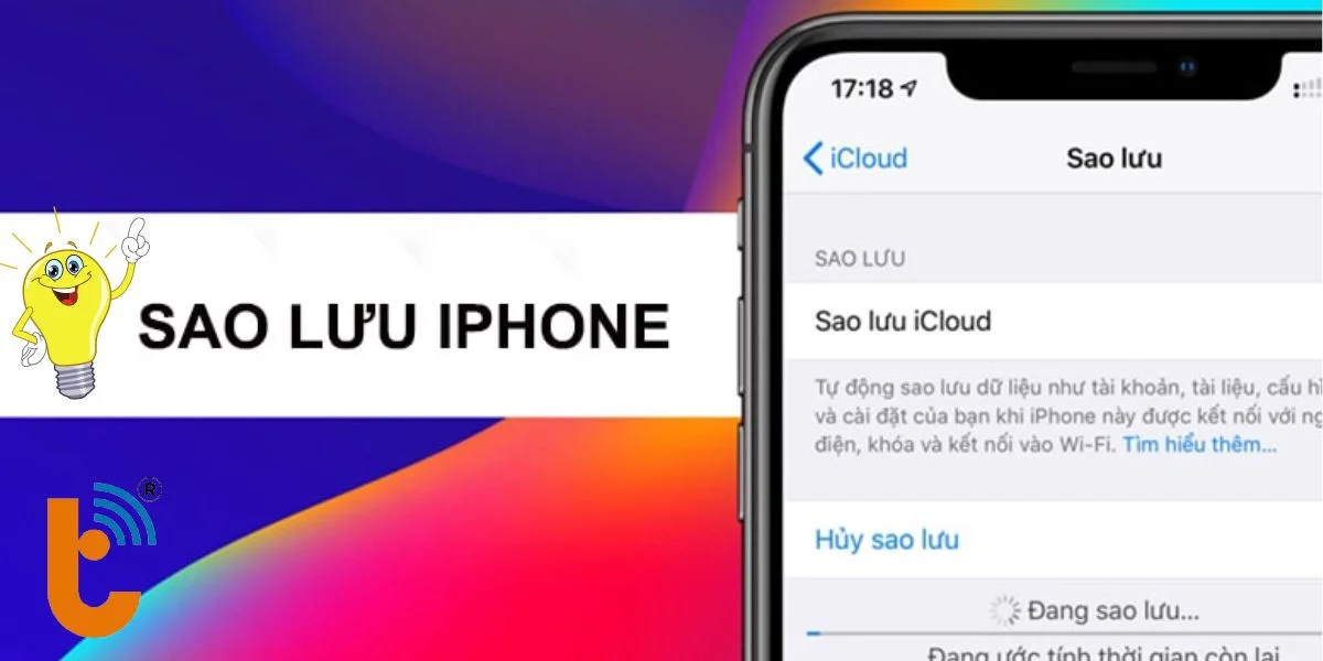 Sao lưu dữ liệu quan trọng trước khi thay pin iPhone