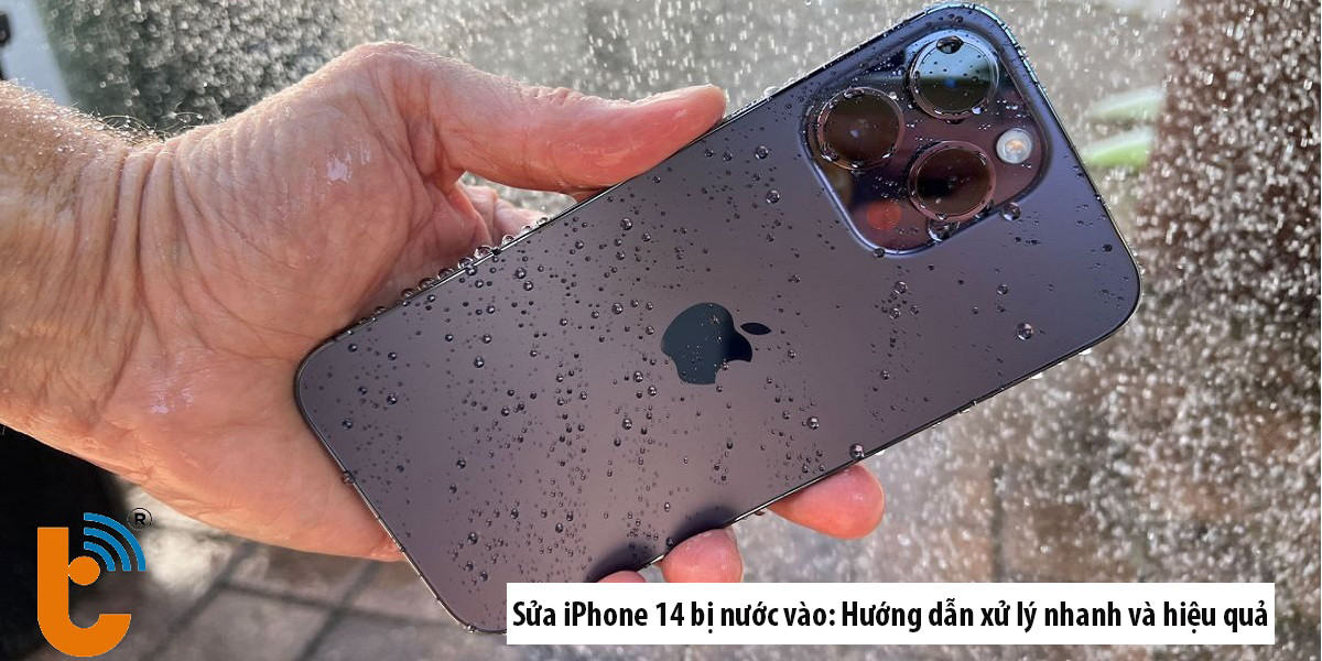 Sửa iPhone 14 bị nước vào: Hướng dẫn xử lý nhanh và hiệu quả