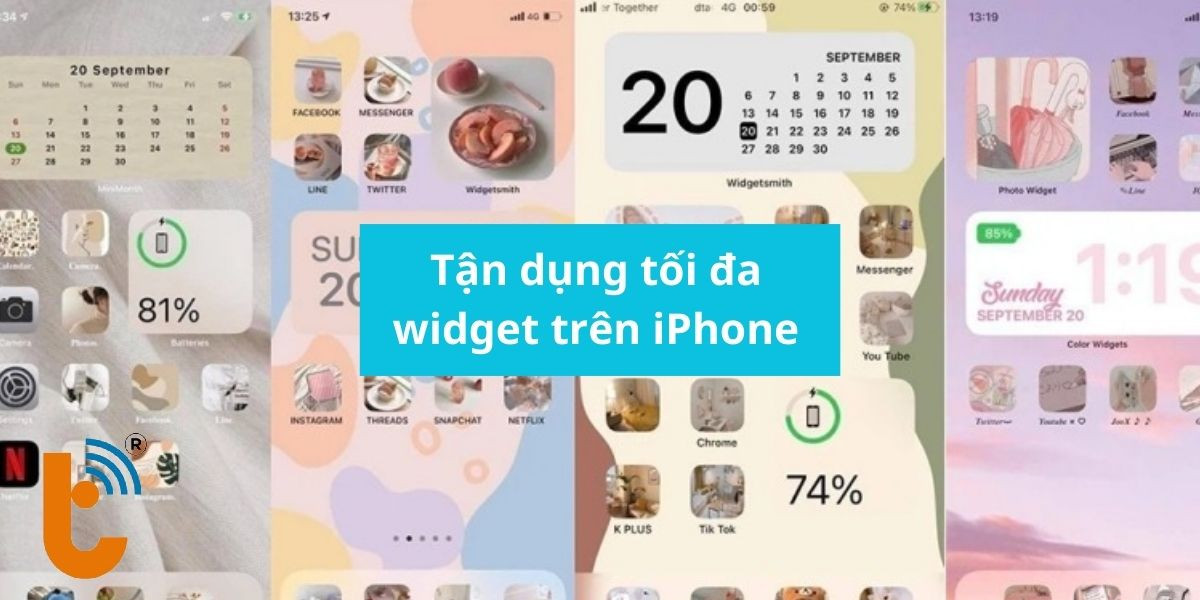 Tận dụng tối đa widget trên iPhone