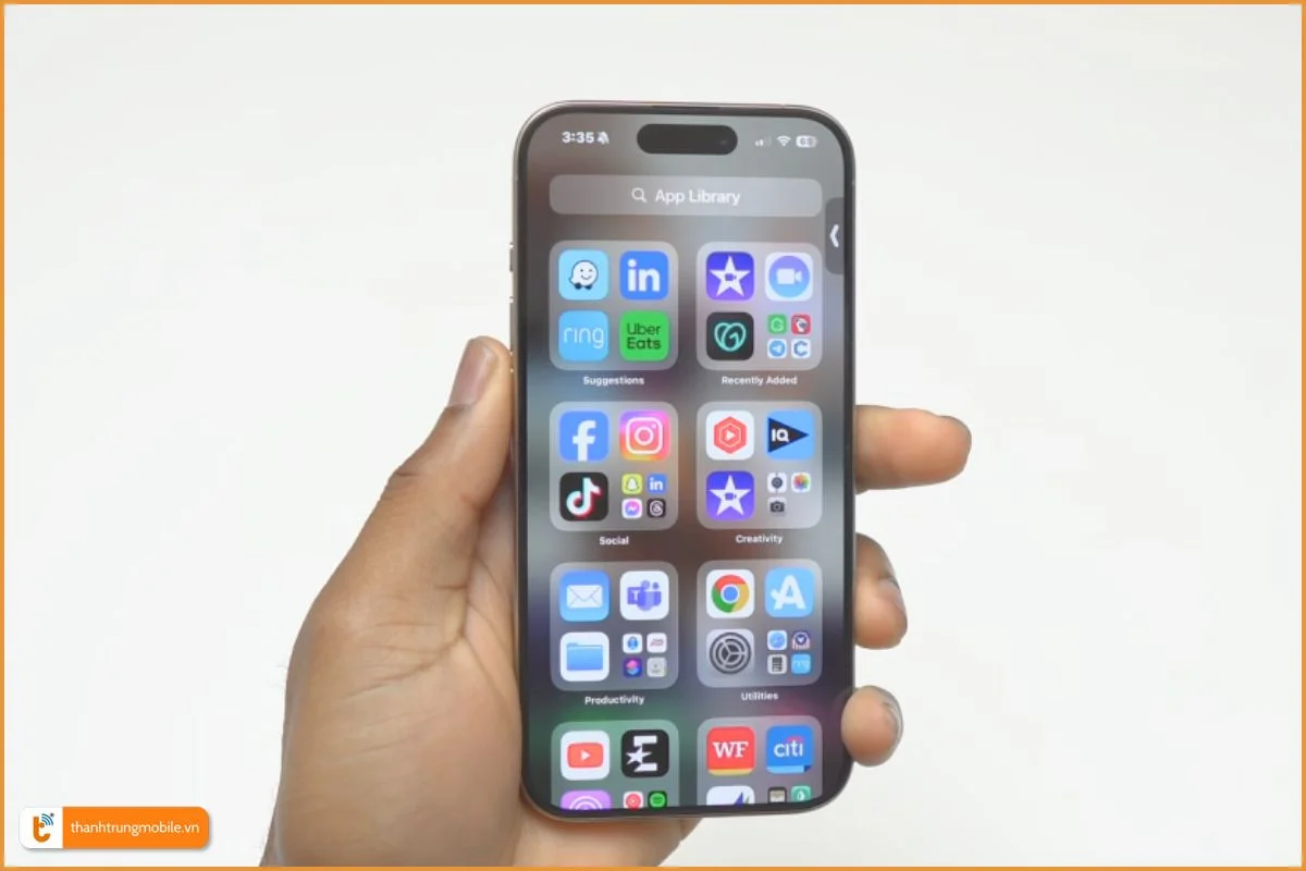 Thay, ép mặt kính iPhone 15 Pro max lấy ngay - Thành Trung Mobile