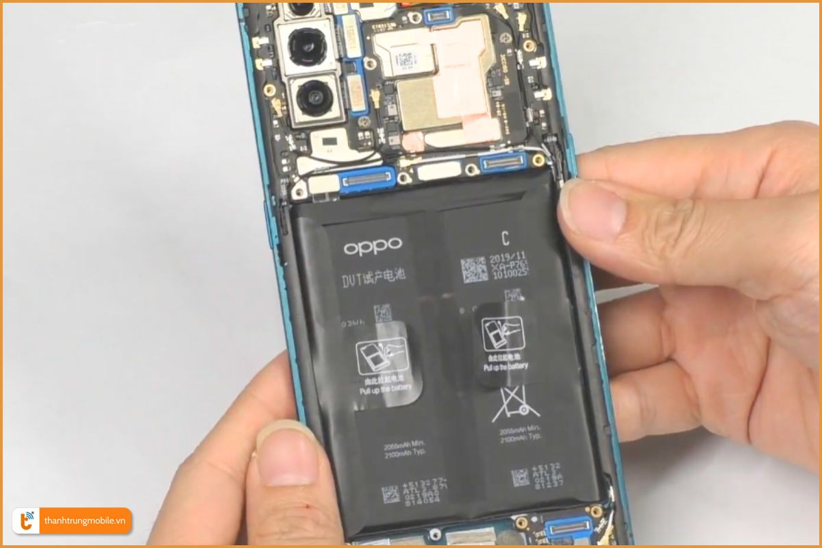 Thay pin Oppo Find X2 chính hãng - Thành Trung Mobile