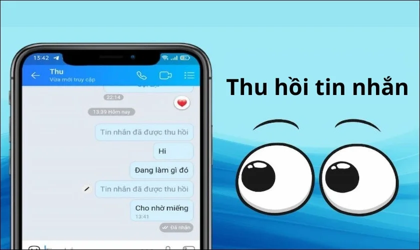 Tính năng thu hồi tin nhắn trên Zalo