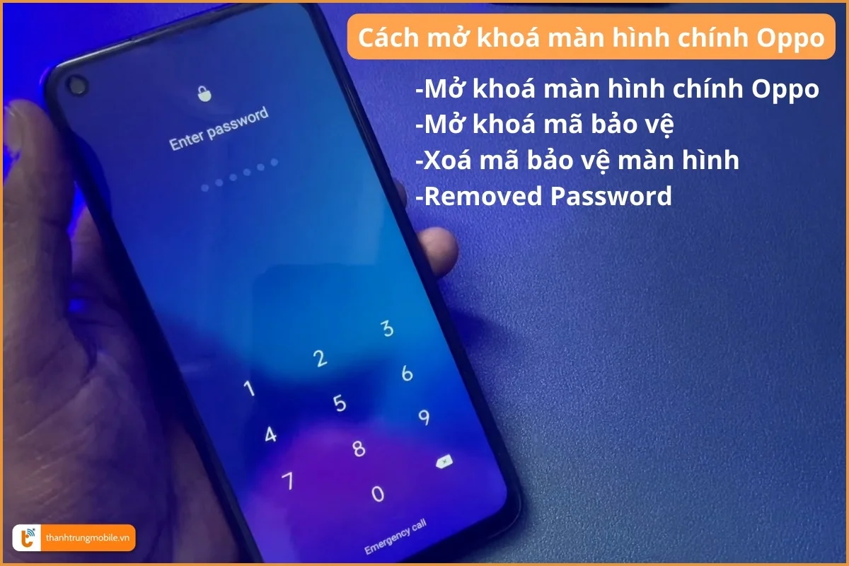 Cách mở khoá màn hình chính Oppo