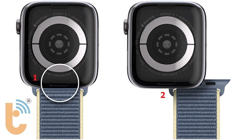 Tháo rời dây đeo khỏi Apple Watch