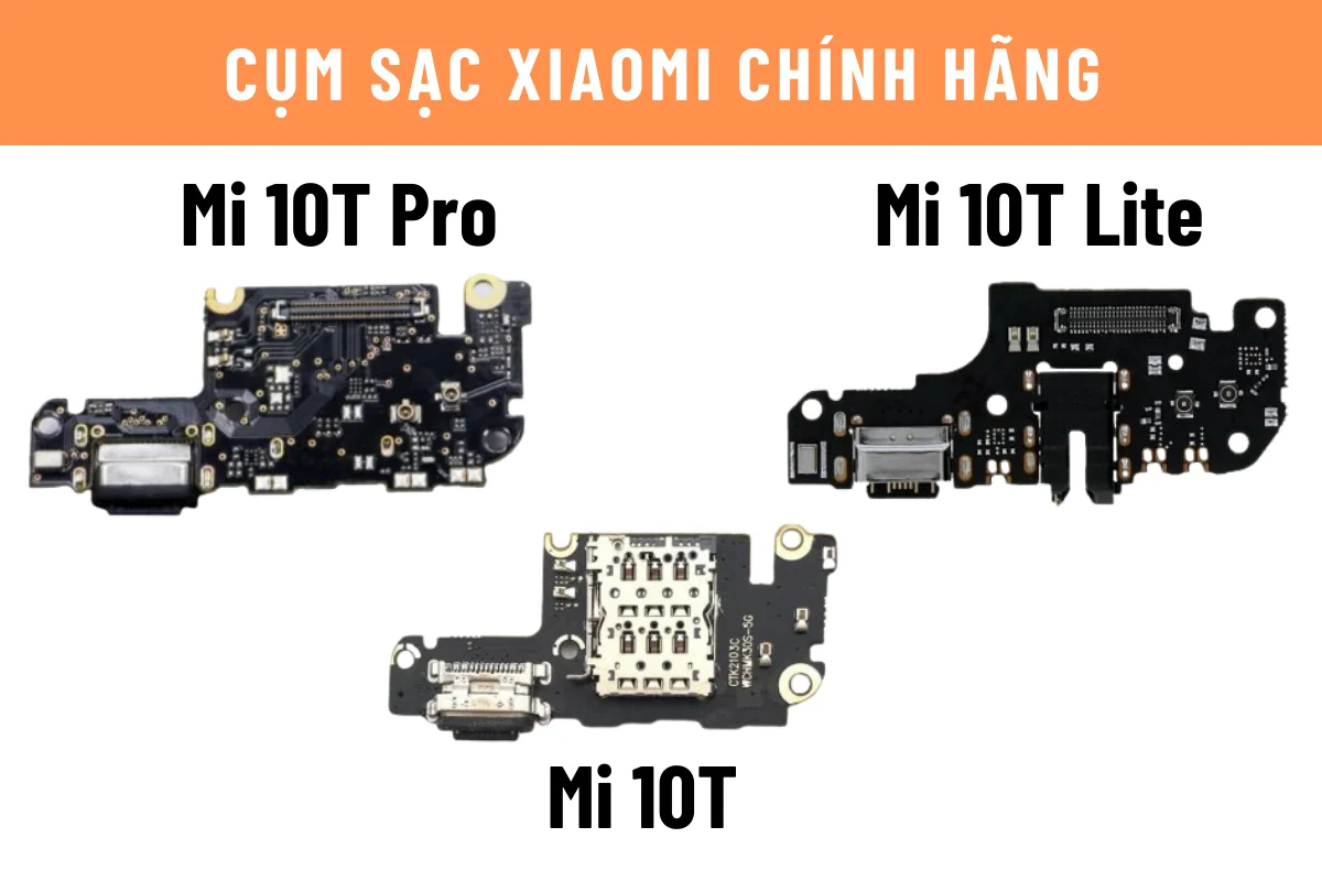 chân sạc Mi 10T Pro