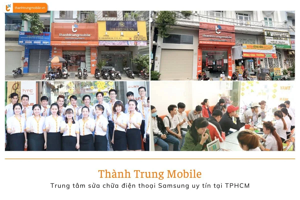 dịch vụ thay màn hình Samsung A20 chính hãng tại Thành Trung Mobile