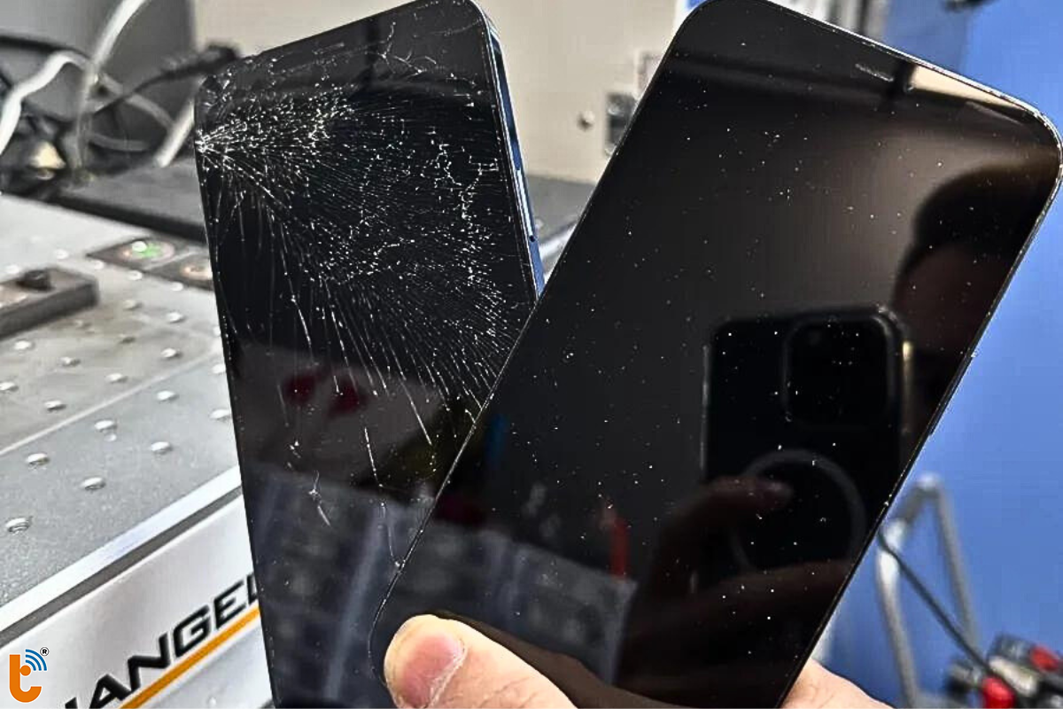 Điện thoại iPhone vỡ màn hình - ép kính là giải pháp khắc phục hiệu quả