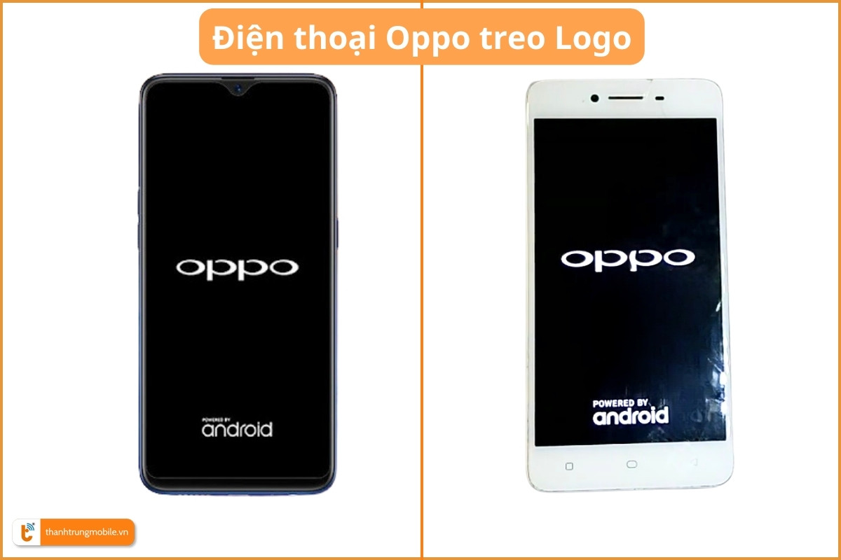 Điện thoại Oppo treo Logo