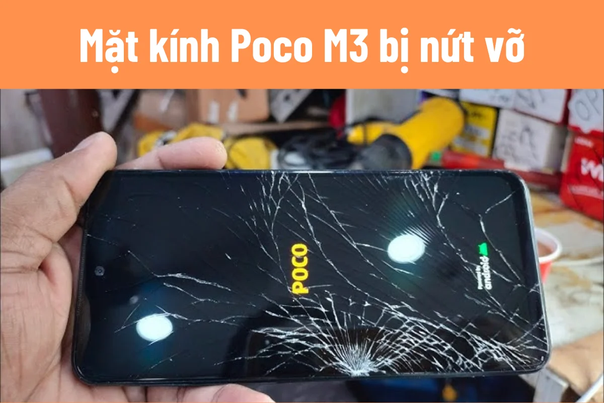 Ép kính Poco M3