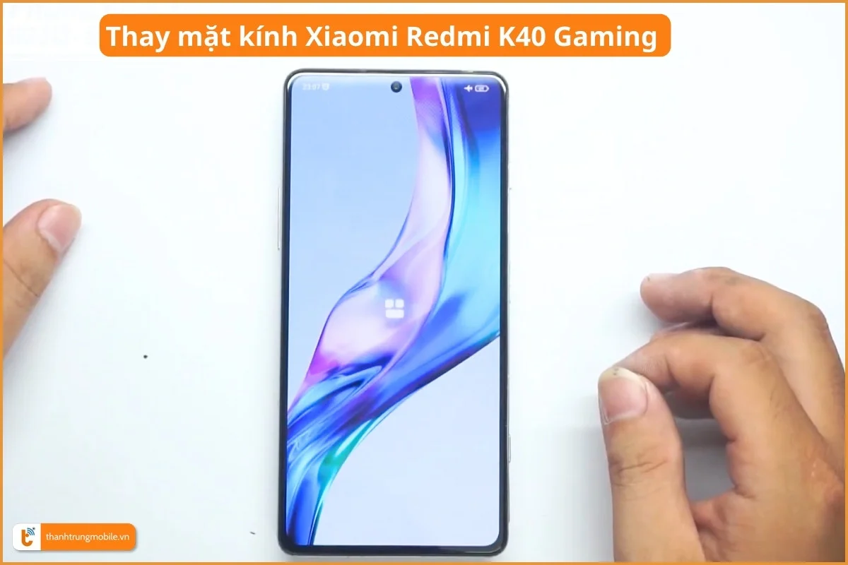 Ép kính Xiaomi Redmi K40 Gaming chuyên nghiệp - Thành Trung Mobile