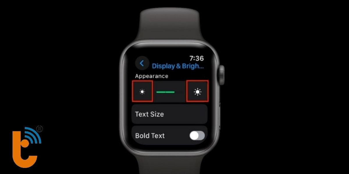 Giảm độ sáng màn hình cho Apple Watch
