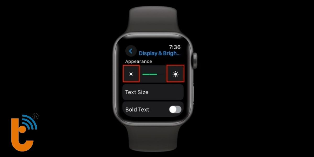 Giảm độ sáng màn hình trên Apple Watch Series 4