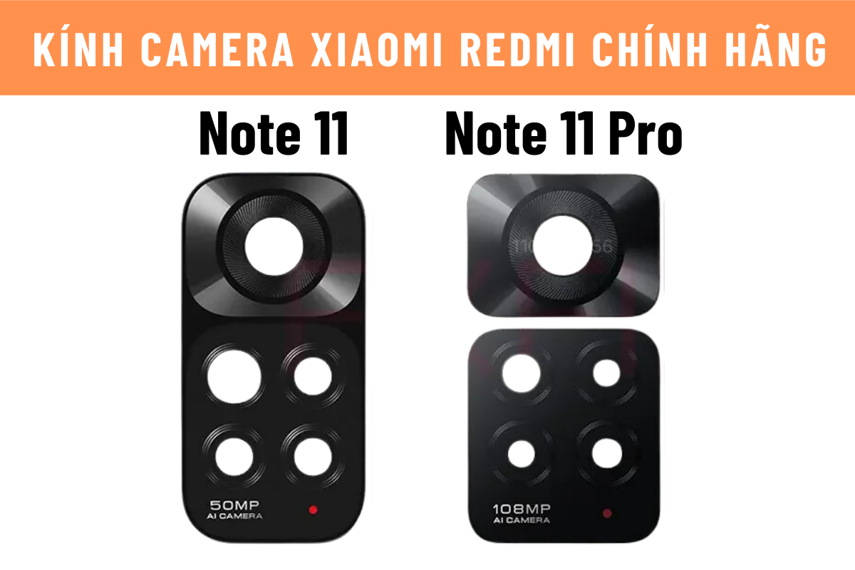 kính camera Redmi Note 11/11 Pro