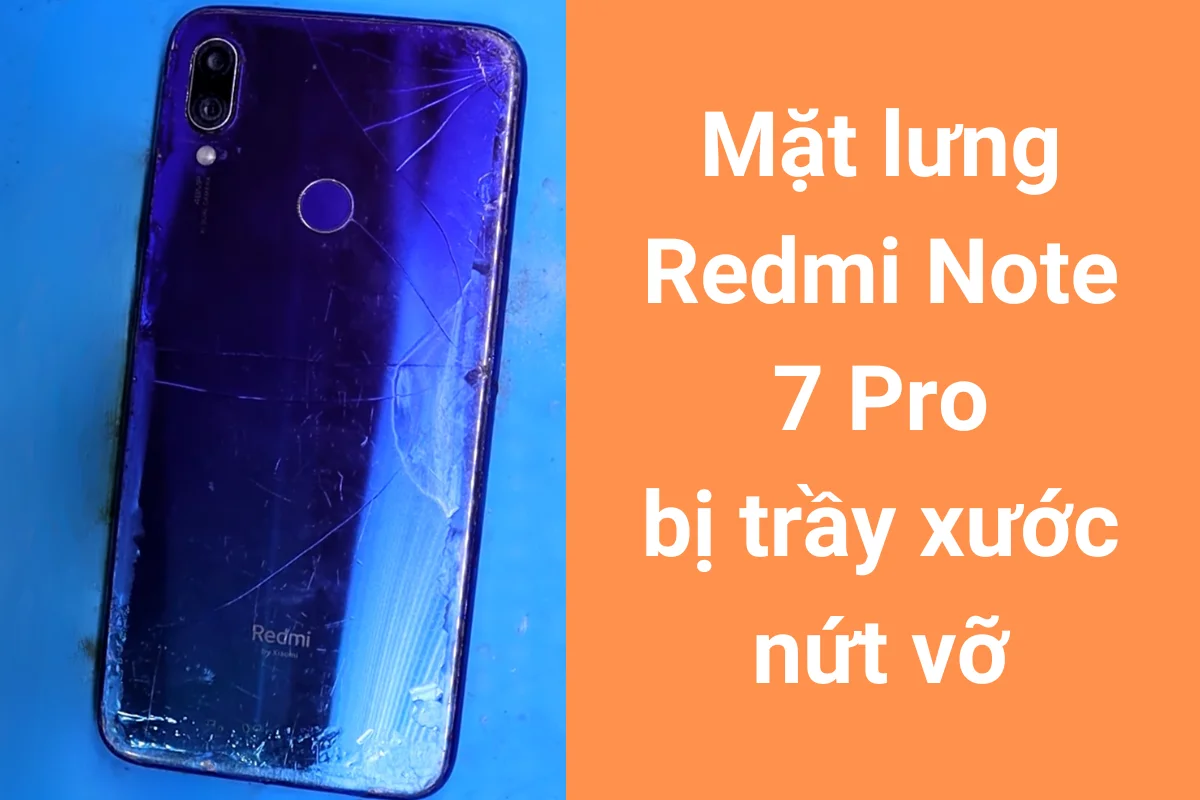 nắp lưng redmi note 7