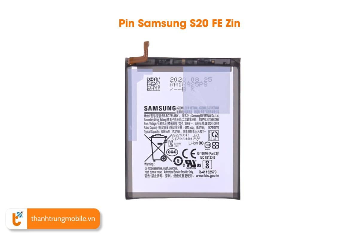 nguyen nhan can thay pin samsung s20 fe 