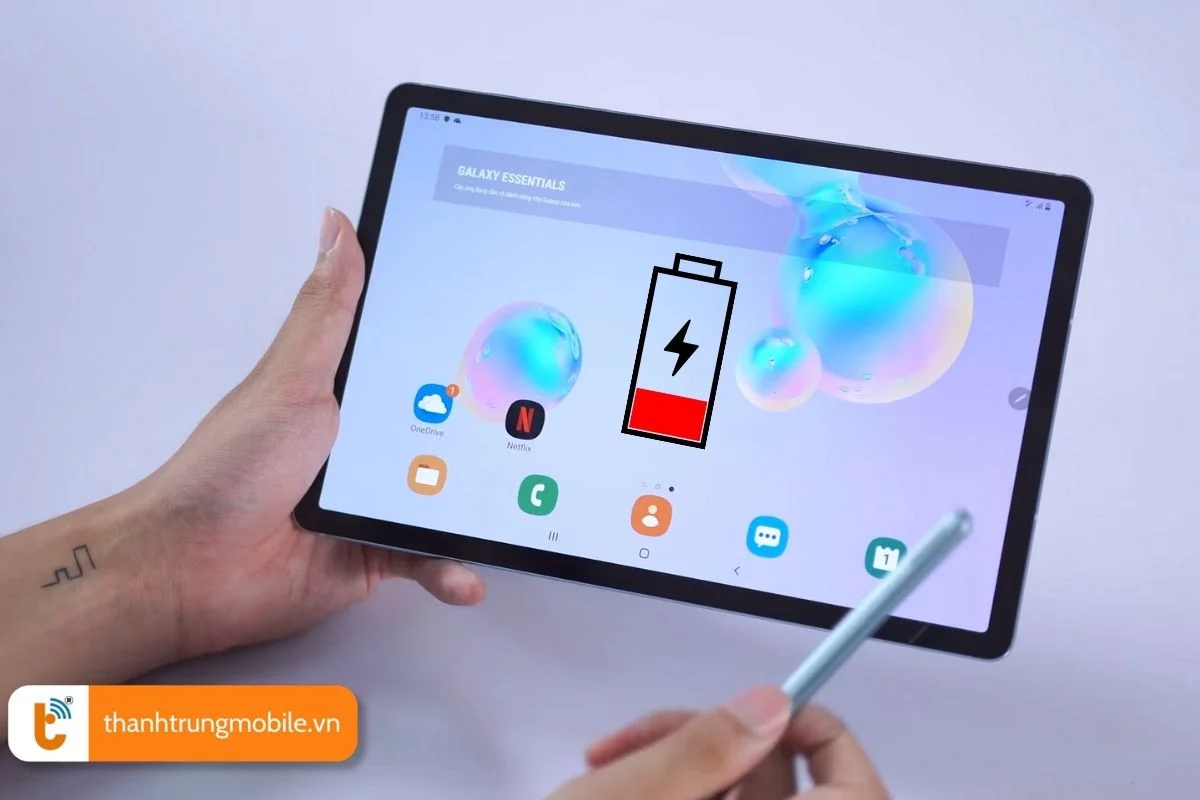 nguyen nhan pin samsung galaxy tab s6 bi hu