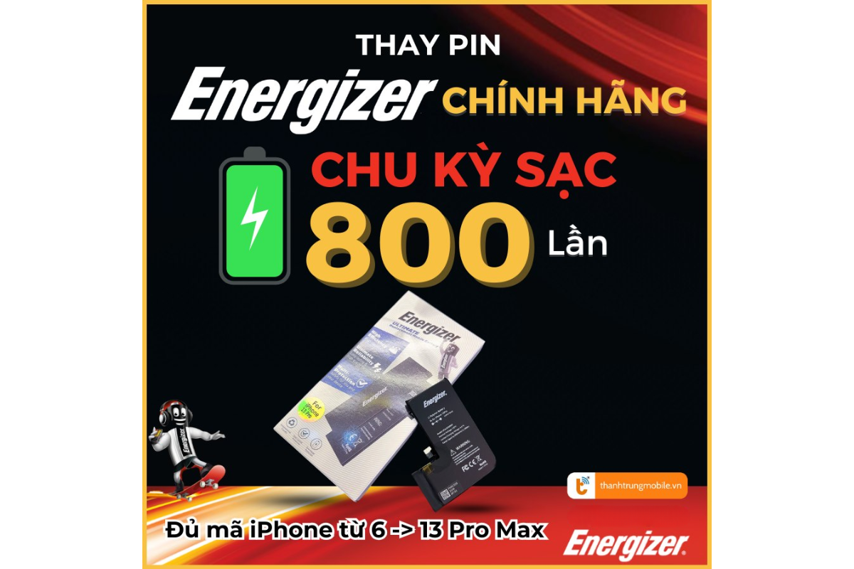 pin energizer cho iphone