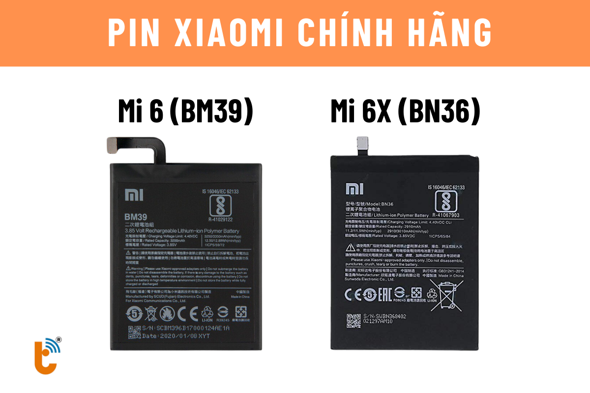 Pin Mi 6/Mi 6X