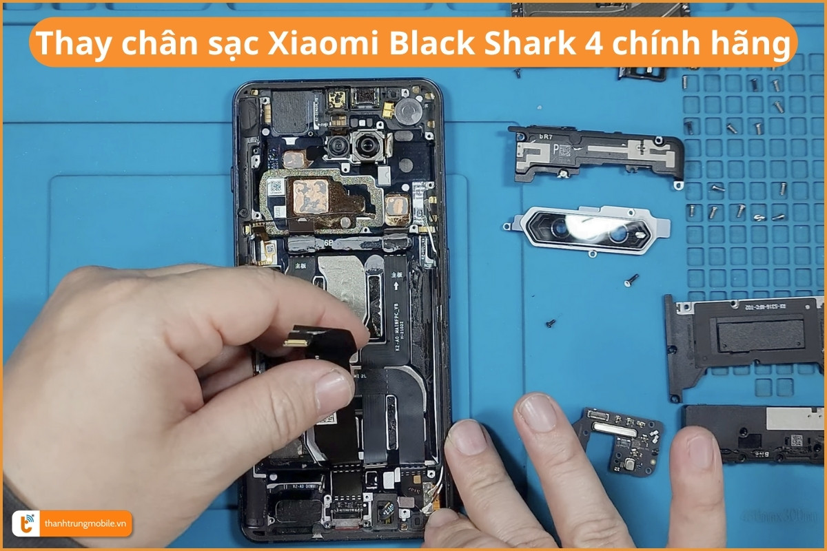 Thay chân sạc Xiaomi Black Shark 4 chính hãng