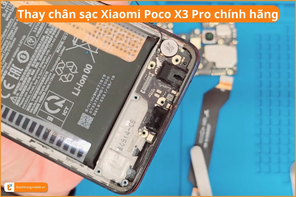 Thay chân sạc Xiaomi Poco X3 Pro chính hãng
