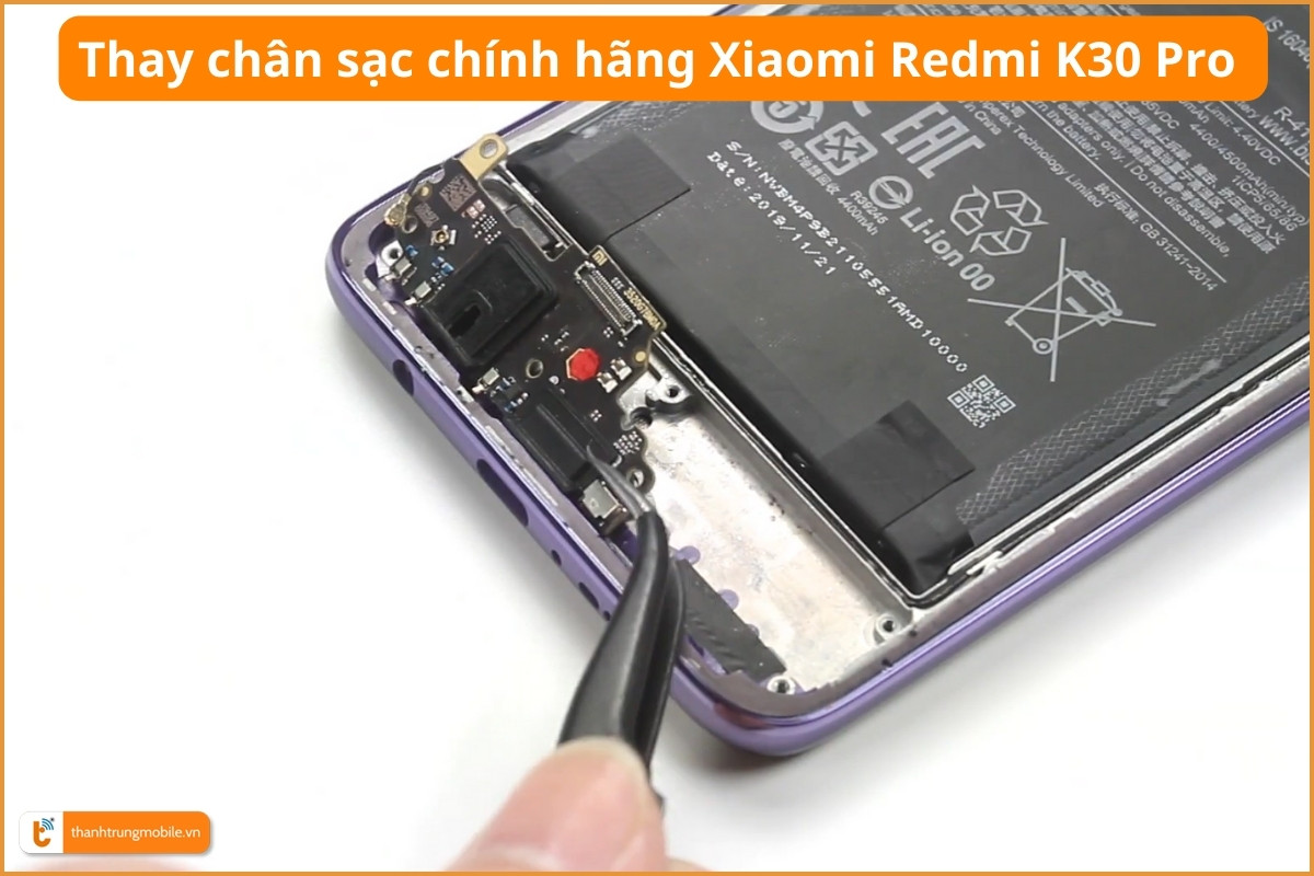 Thay chân sạc Xiaomi Redmi K30 Pro zin chính hãng