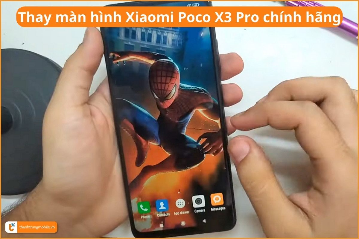 Thay màn hình Xiaomi Poco X3 Pro chính hãng