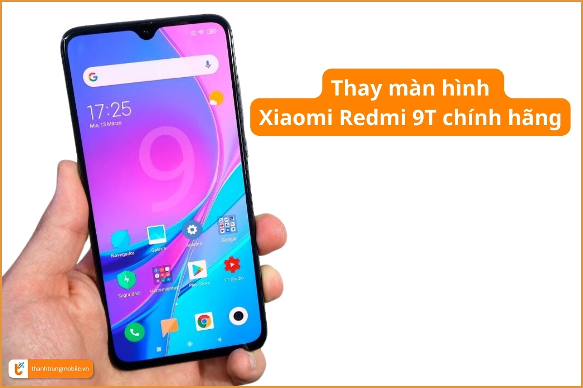 Thay màn hình Xiaomi Redmi 9T chính hãng