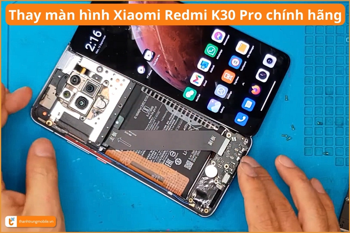 Thay màn hình Xiaomi Redmi K30 Pro chính hãng