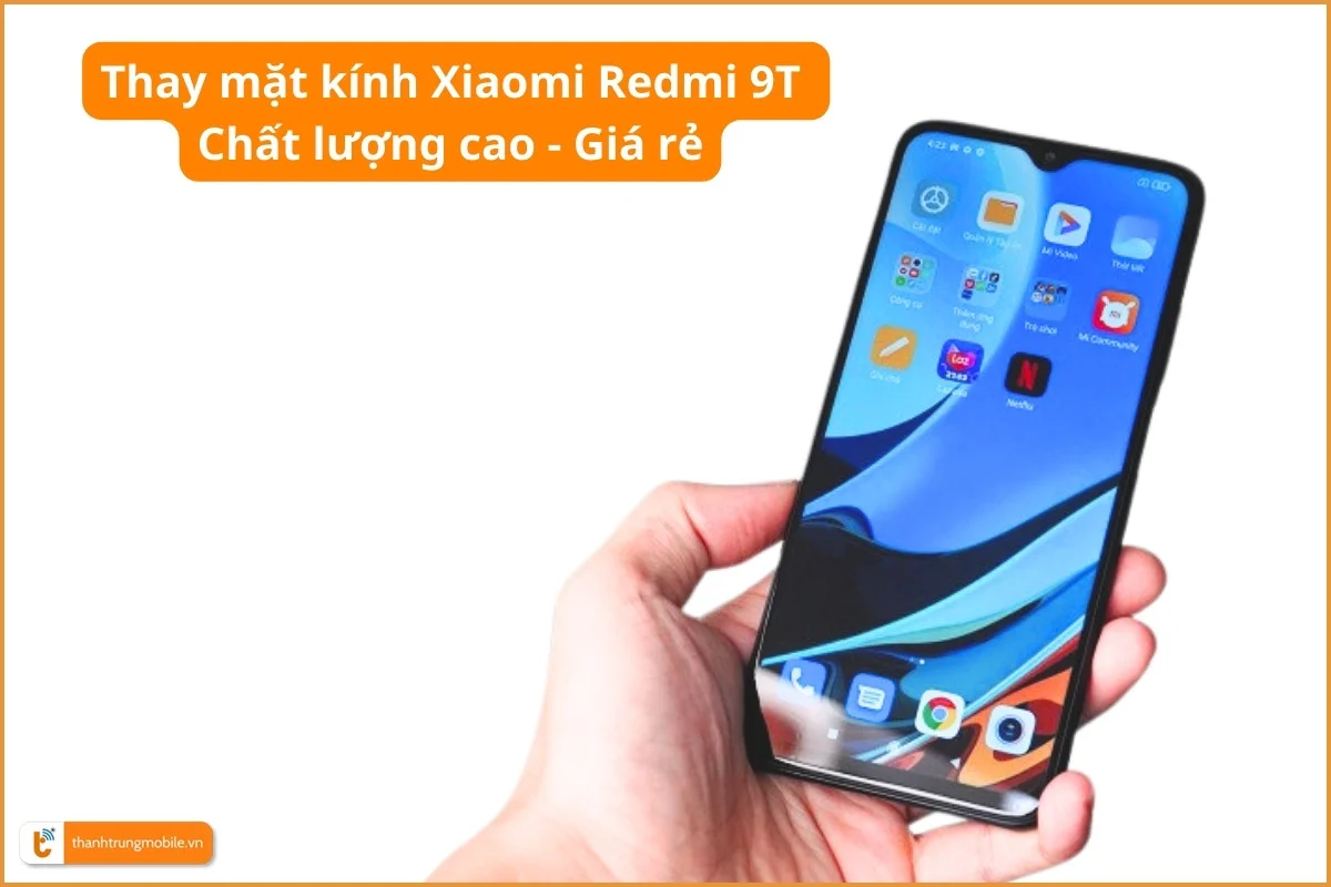 Thay mặt kính Xiaomi Redmi 9T Chất lượng cao - Giá rẻ