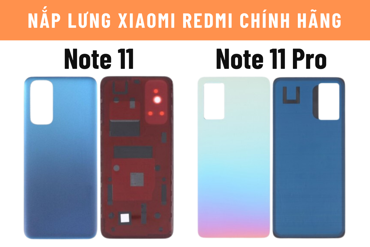 Thay mặt lưng Xiaomi Redmi Note 11