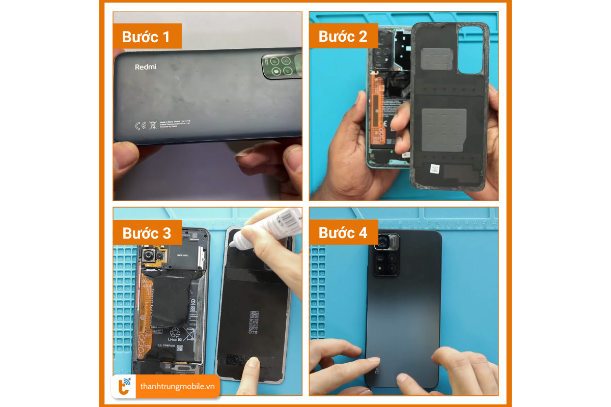 Thay nắp lưng Xiaomi Redmi Note 11 Pro | Note 11
