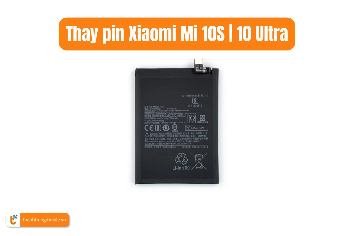 Thay pin Xiaomi Mi 10S