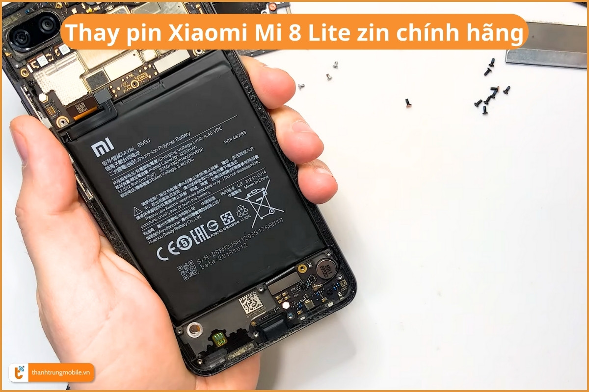Thay pin Xiaomi Mi 8 Lite zin chính hãng