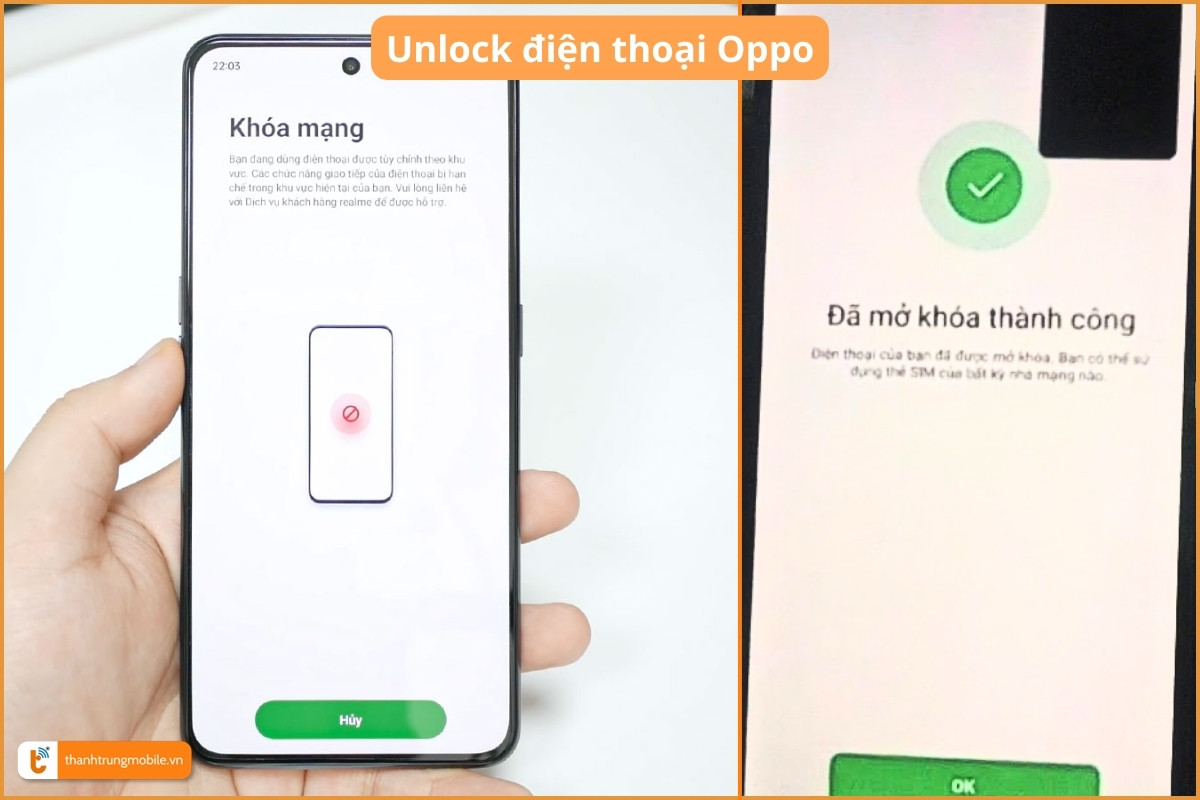 Unlock điện thoại Oppo