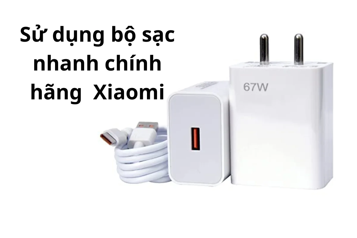 bộ sạc chính hãng Xiaomi