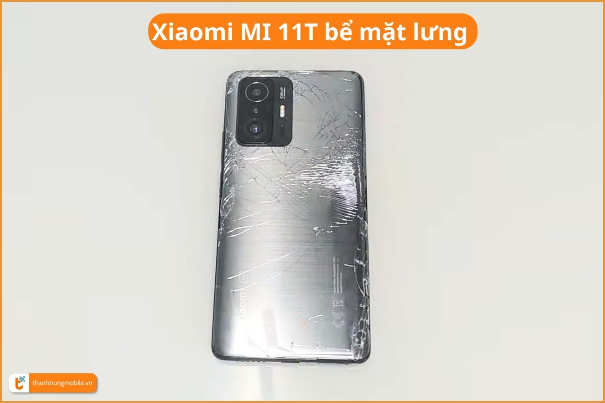 Xiaomi MI 11T bể mặt lưng