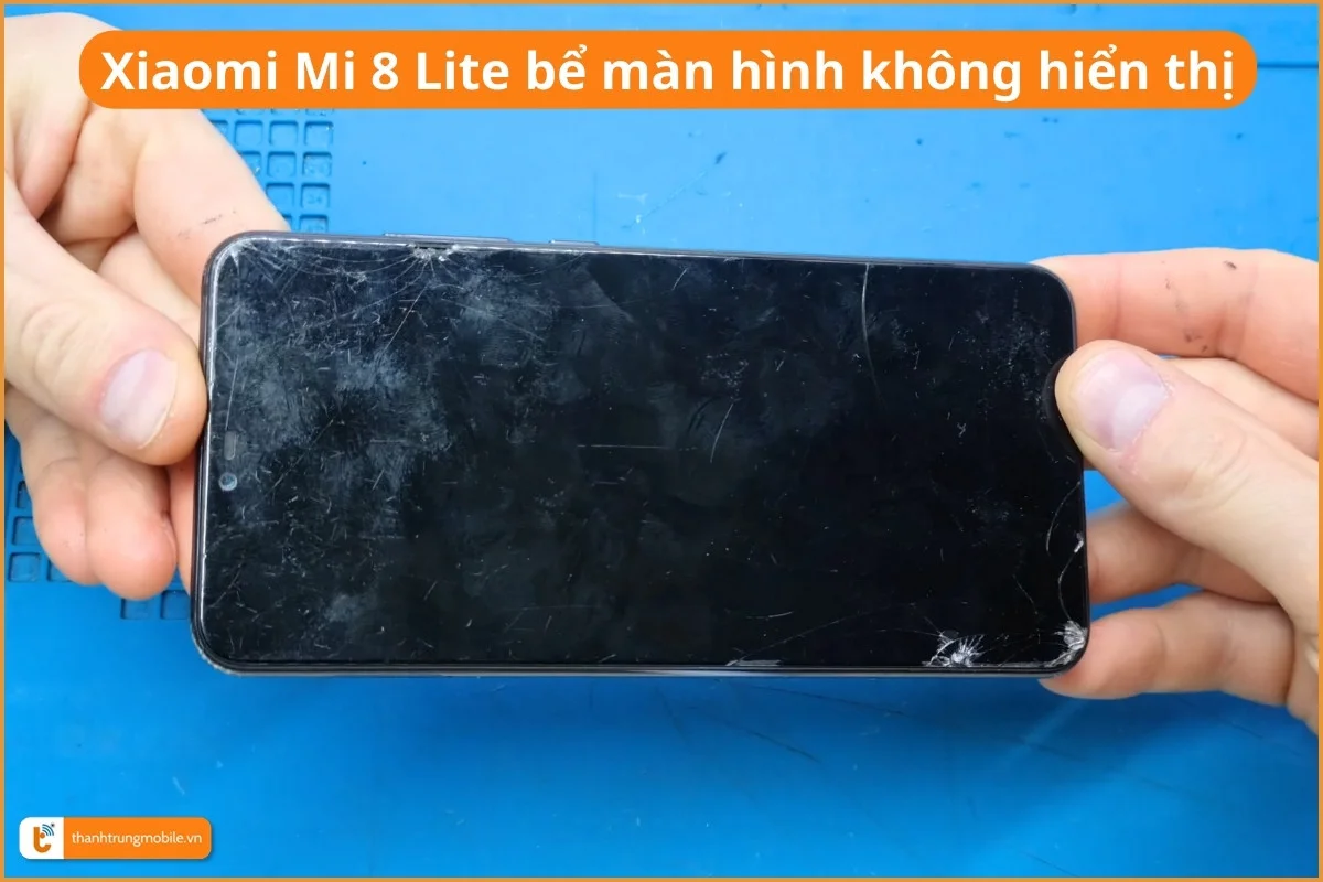 Xiaomi Mi 8 Lite bể màn hình không hiển thị