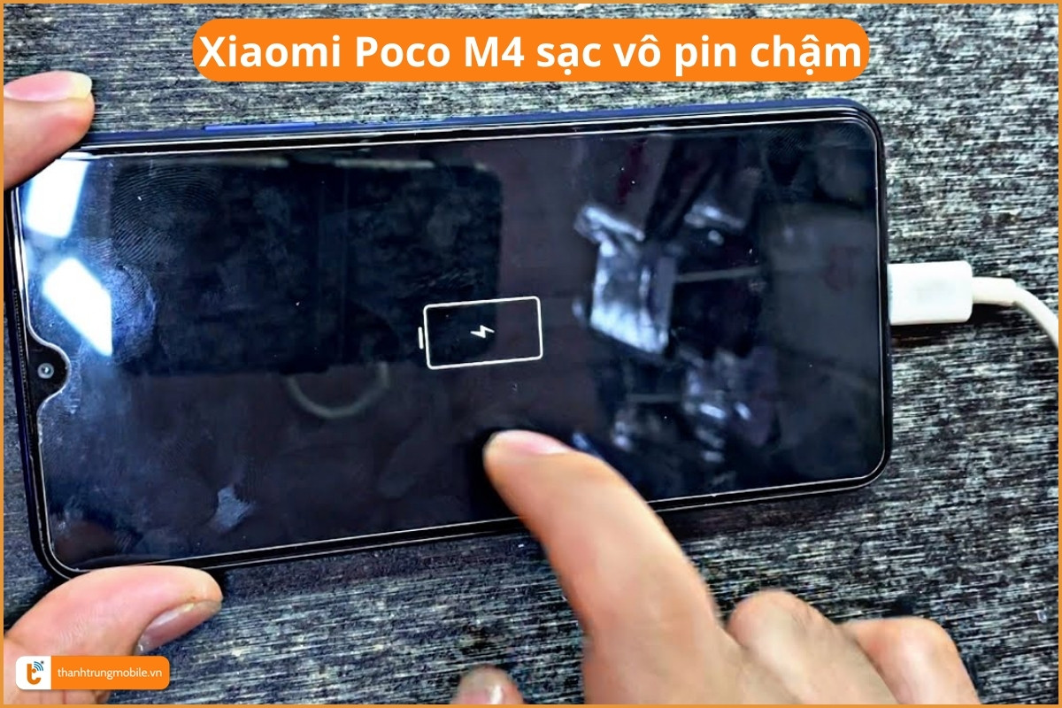 Xiaomi Poco M4 sạc vô pin chậm