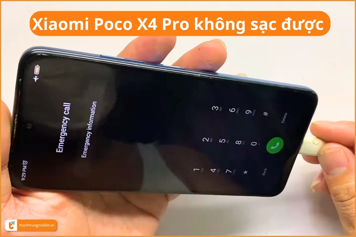 Xiaomi Poco X4 Pro sạc không vào