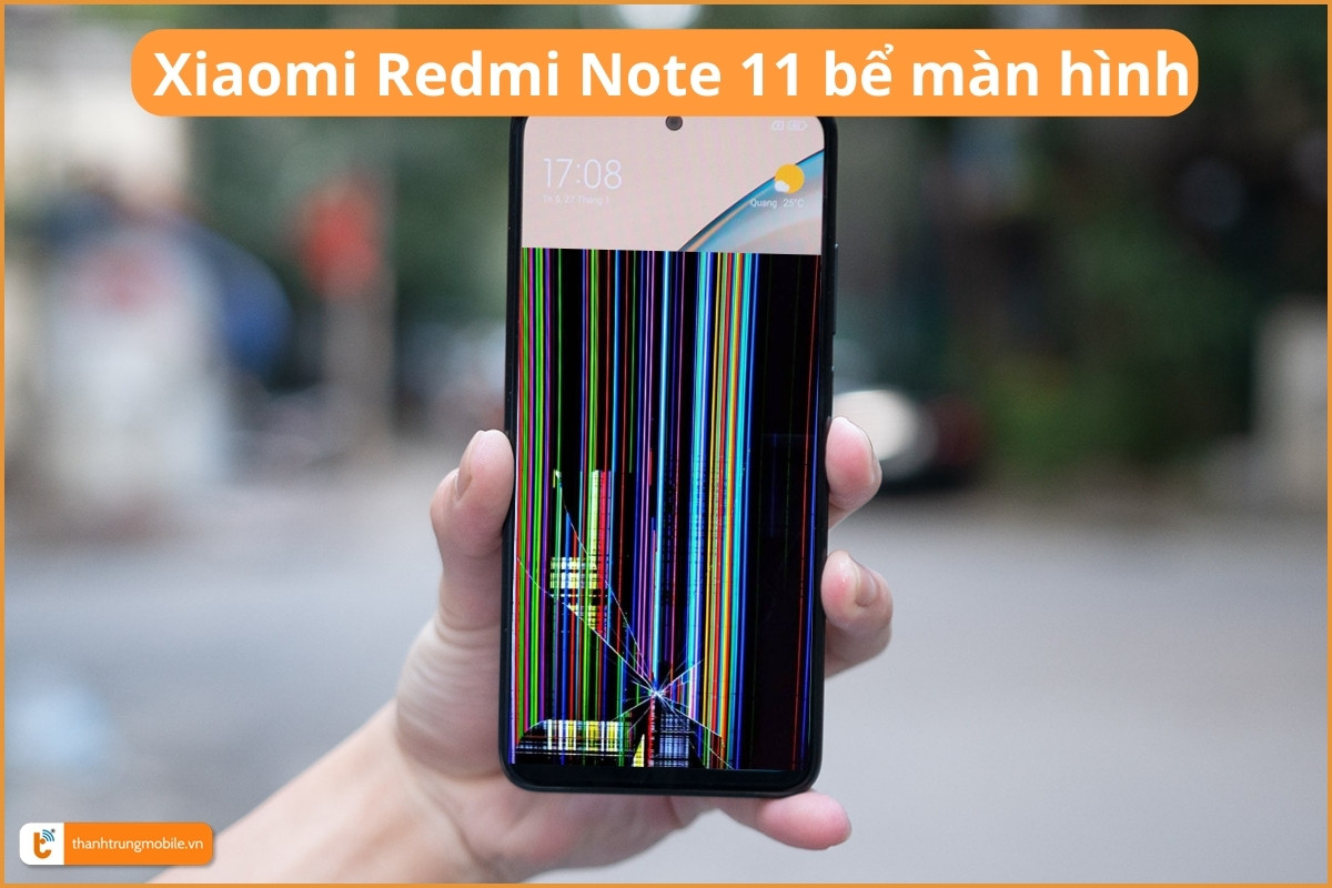 Xiaomi Redmi Note 11 bể màn hình