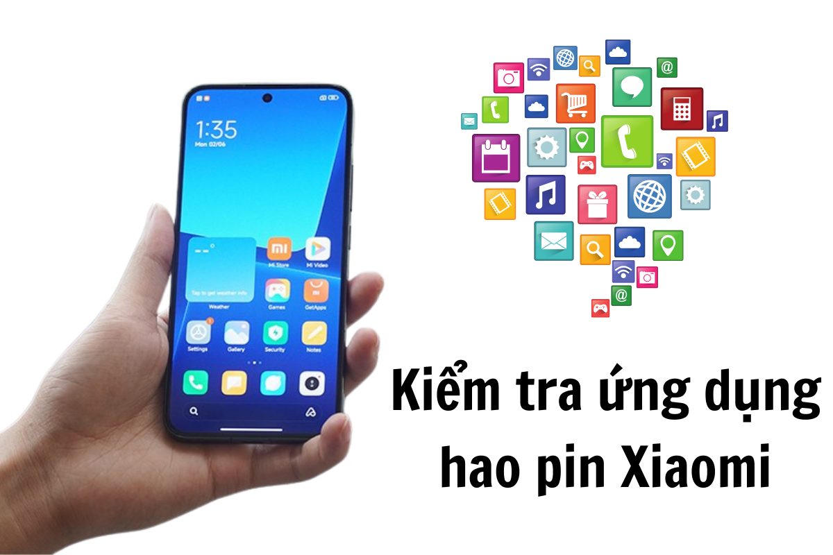 Cách kiểm tra ứng dụng hao pin Xiaomi