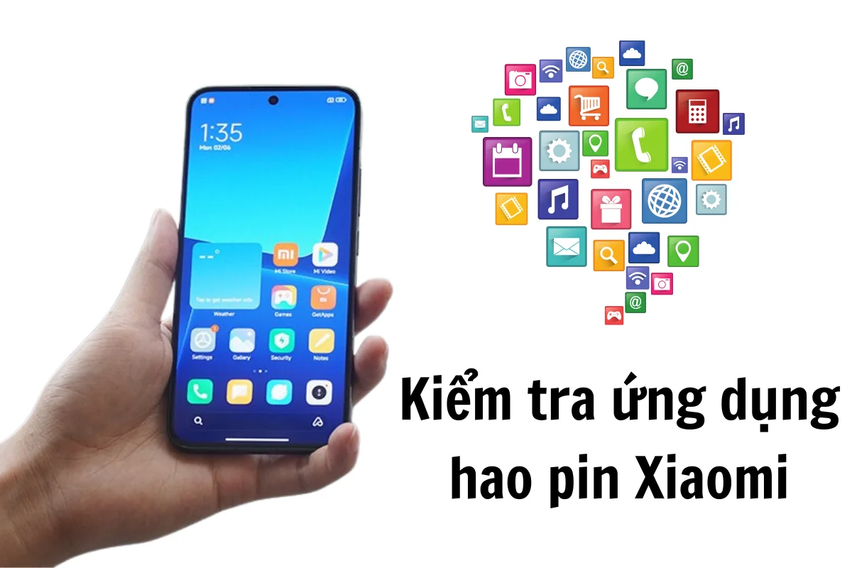 Cách kiểm tra ứng dụng hao pin Xiaomi