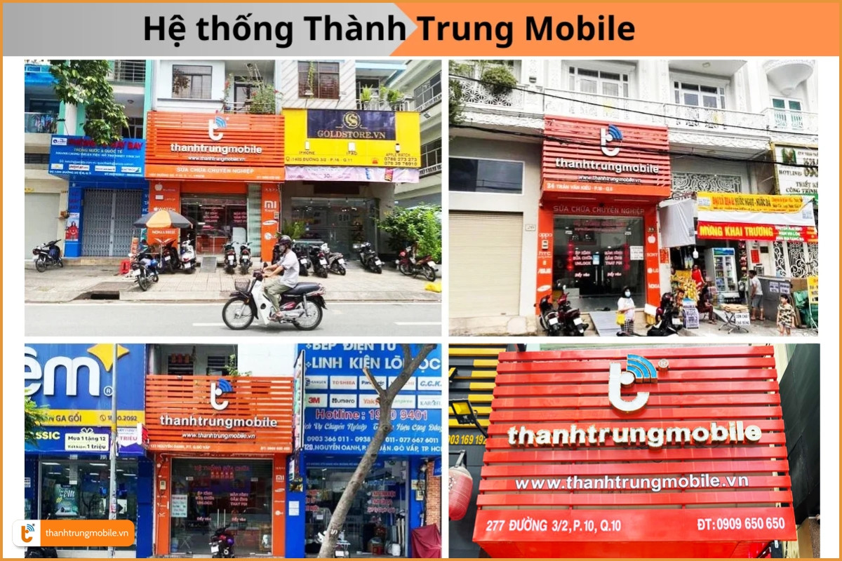 Địa chỉ sửa chữa điện thoại uy tín TPHCM - Thành Trung Mobile